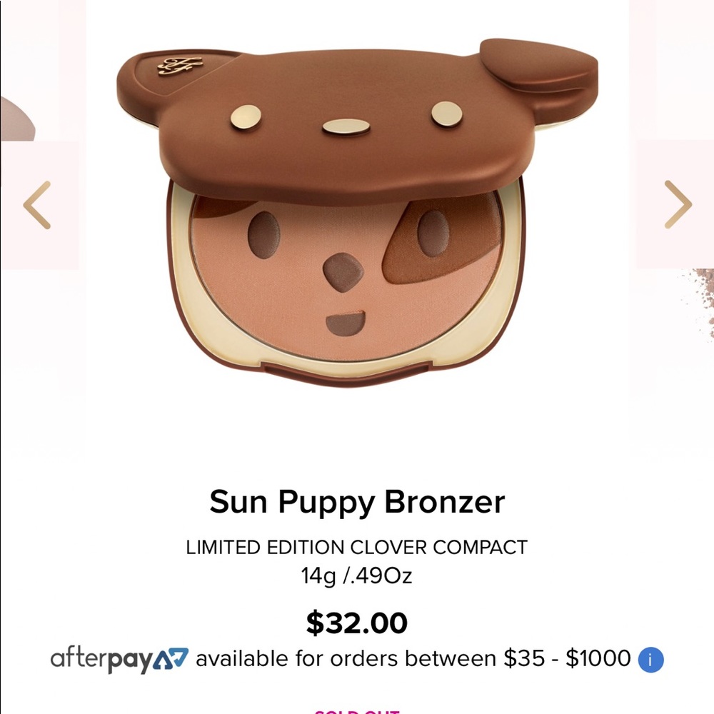 ISO Too Faced Sun Puppy Bronzer